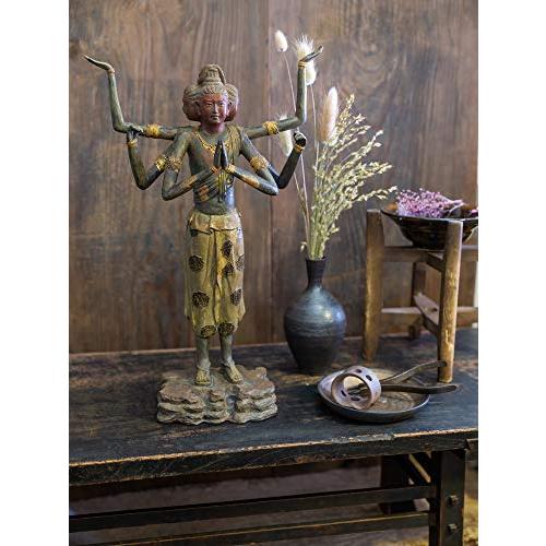 海外限定】国宝復刻版 阿修羅像 41cm漆仕上げ 高岡銅器 フィギュア