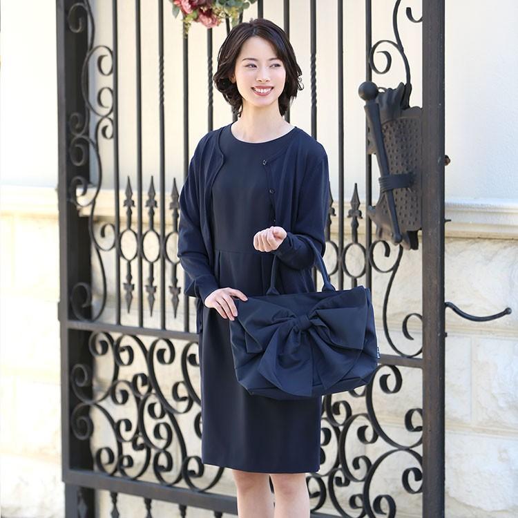 nina's（ニナーズ） カーディガン レディース 濃紺 紺 長袖 クルー