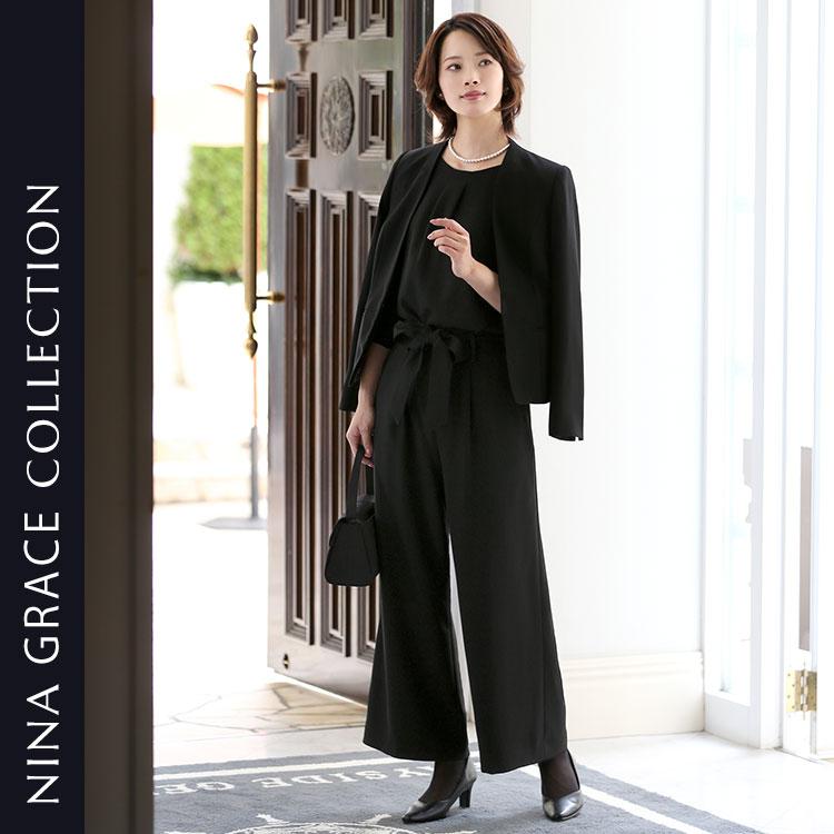 NINA GRACE 【井上真央さん ドラマ着用】 喪服 レディース ブラック