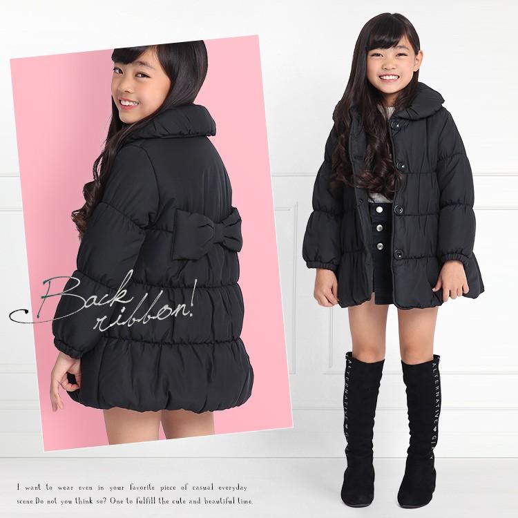 コート キッズ アウター 女の子 中綿 ダウンコート 洗える 子供服 子供用 ジュニア リボン 無地 秋 冬 防寒 上着 幼稚園 小学校 小学生 通園 通学 Sch Coat6401 Sch Coat6401 Nina S ニナーズ 通販 Yahoo ショッピング