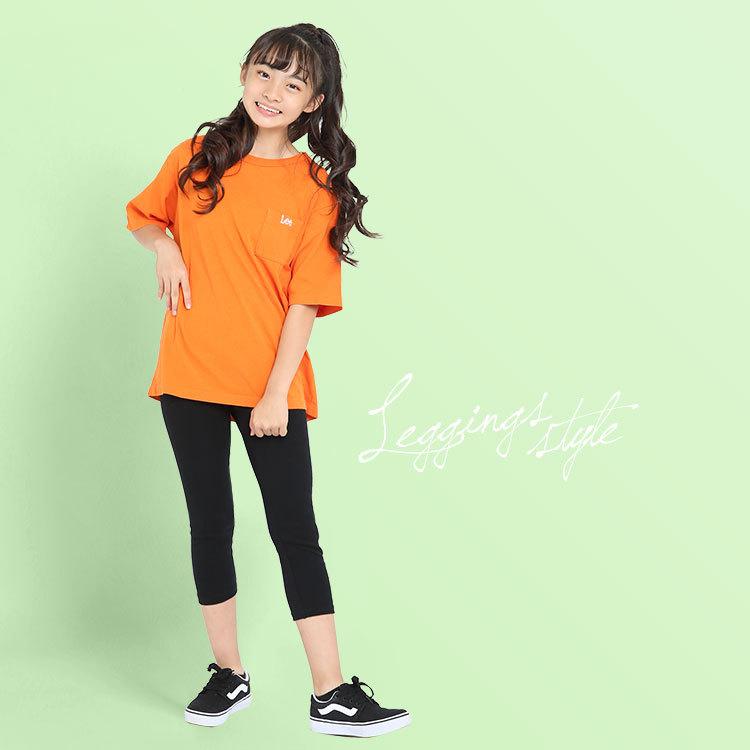 nina's（ニナーズ） レギンス スパッツ キッズ 女の子 7分丈 無地 綿