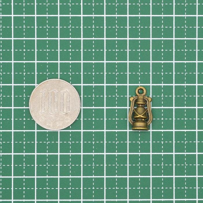 オイルランプ チャーム アンティーク 銅 4個 セット ハンドメイド 金具