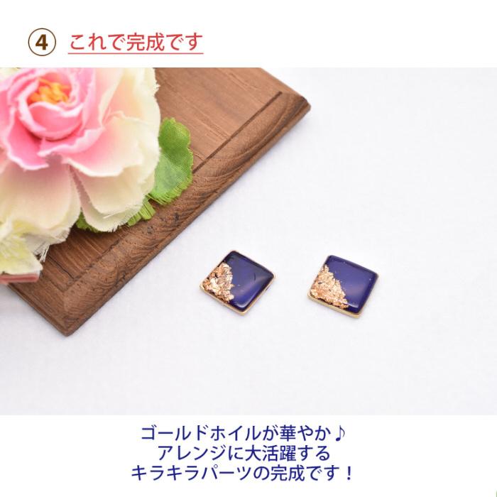 大人可愛い　レジン　ピアス　イヤリング　ハンドメイド 大人おしゃれなピアスパーツと作るキット レジン枠 着色剤