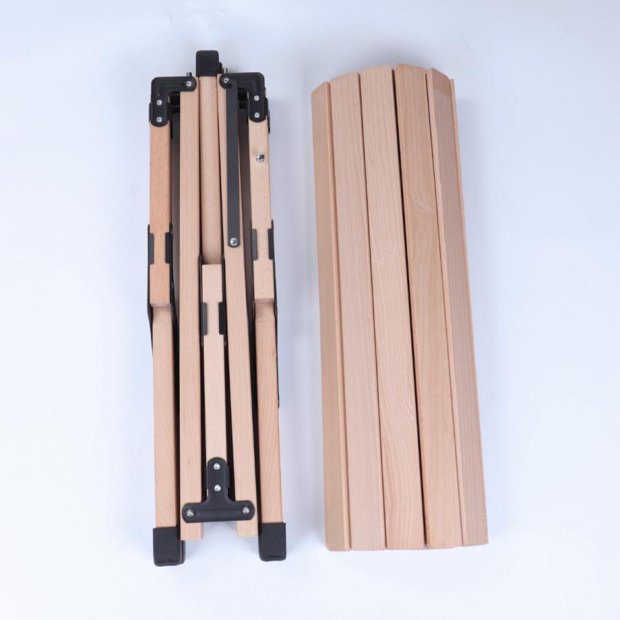 NINEHILLS ロールテーブル ナチュラル M】折りたたみテーブル