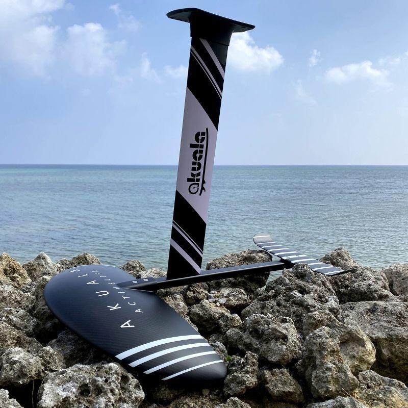 海外品 AKUALA（アクアラ）【クジラA66】ハイドロフォイル アルミ＆カーボン SUPサーフィン サップ用 ウェークボード用 サーフィンボード用 【1268974925】(45530円)