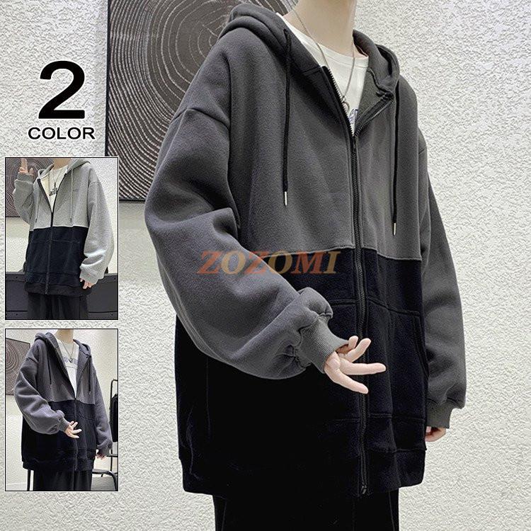 パーカー メンズ 長袖 プルオーバーパーカー ゆったり 長袖パーカー フード付き ルームウェア 秋服 プルオーバー 開襟 Hxl Zozomi 通販 Yahoo ショッピング