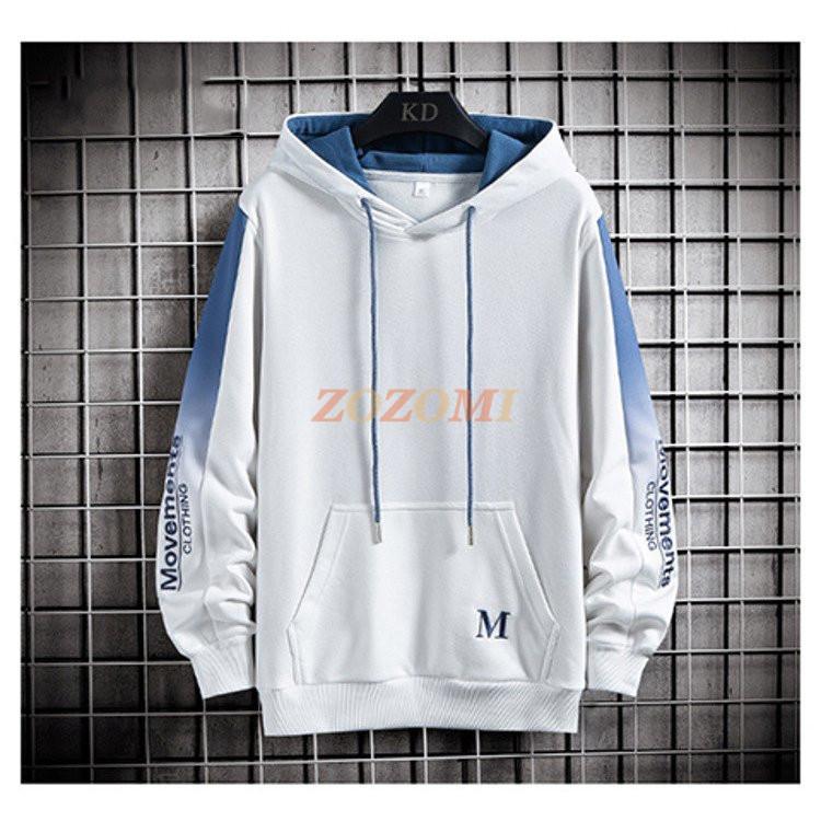 パーカー メンズ おしゃれ 白 春秋服 スウェット プルオーバー 長袖パーカ フード付き 大きい 30代40代 カジュアル Saminwt295 Zozomi 通販 Yahoo ショッピング