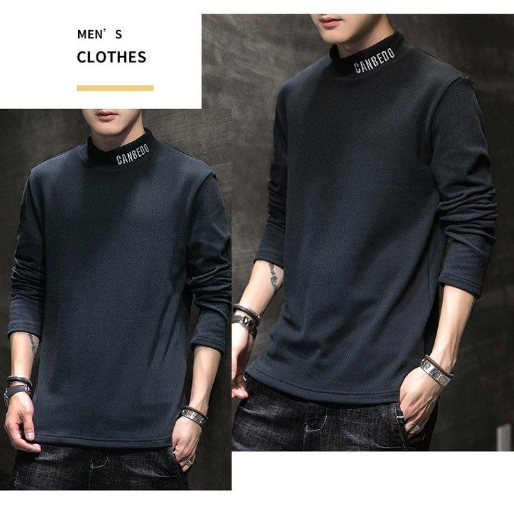 Tシャツ 秋服 メンズ 長袖tシャツ ハイネック トップス インナー 無地 暖かい メンズ服 保温 秋冬 50代 ファッション Ssk Zozomi 通販 Yahoo ショッピング