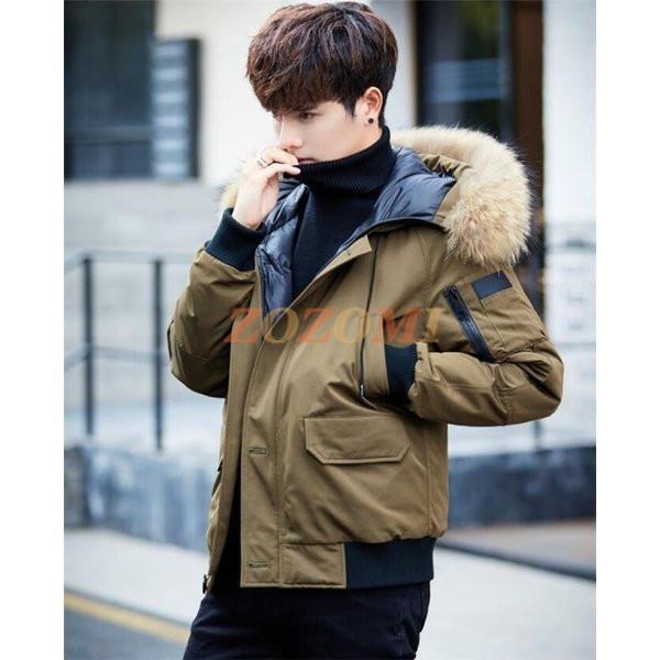 新規購入 ダウンジャケットメンズダウンコートモッズコートショート暖かいコート秋冬防寒服カジュアル 安い Lespakigali Com