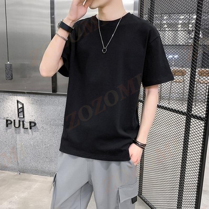 カジュアル 大きいサイズ ゆったり Tシャツ 夏 メンズファッション クルーネック 半袖 トップス 薄手 Xue Zozomi 通販 Yahoo ショッピング