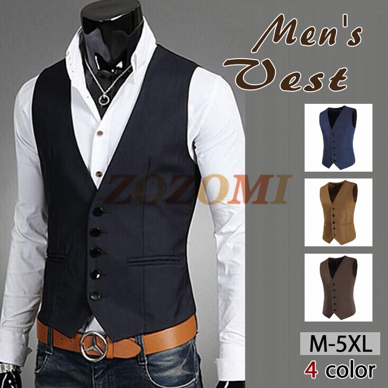 ベスト メンズ ジレベスト スーツベスト チョッキ フォーマルベスト 紳士服 ビジネス 結婚式 パーティー シャツに似合う 無地 カジュアルベスト Y Zozomi 通販 Yahoo ショッピング