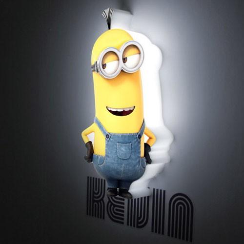 21正規激安 ミニオン ケビン ミニオンズ Light Deco 3d Minion Kevin Minions 3dデコライト ウォールライト ひび割れステッカー ホビー Cuhvai1cw3fq