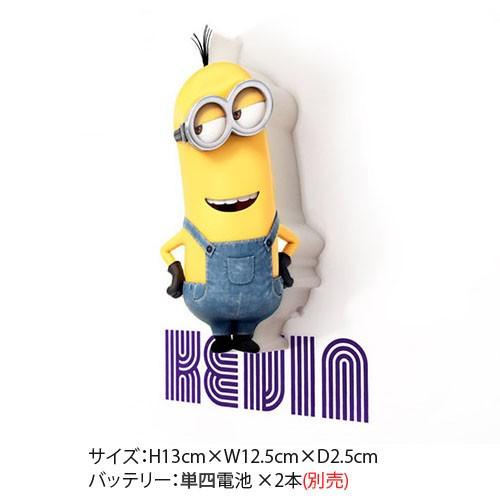 Minions ミニオンズ ボブ 3D LED デコライト [並行輸入品] minions Kevin Minion Mini 3D Deco Light ミニオンズ ケビン ミニオン