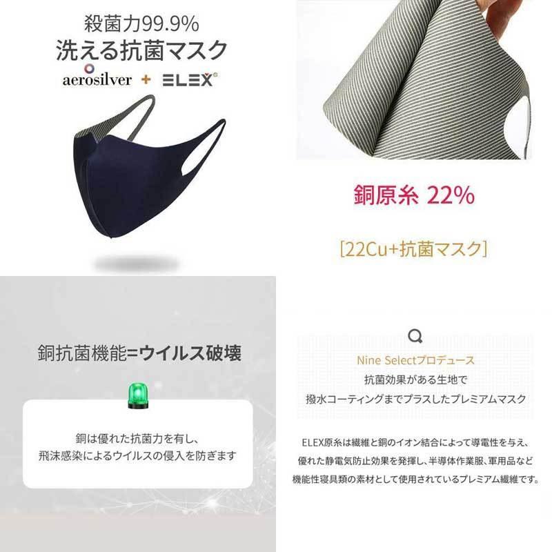 マスク 衛生用品 99%殺菌 銅マスク 抗菌 洗えるマスク 殺菌力99.9% UV99%以上カット 粉塵 花粉