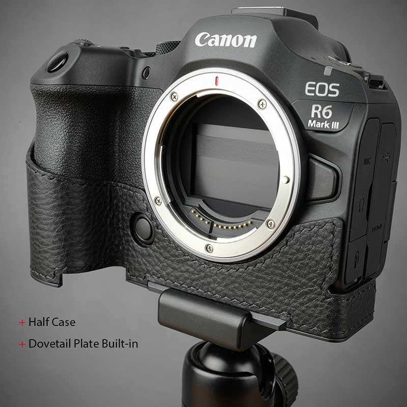 EOS Rシステム Canon R6 Mark III 専用 イタリアンレザー カメラケース