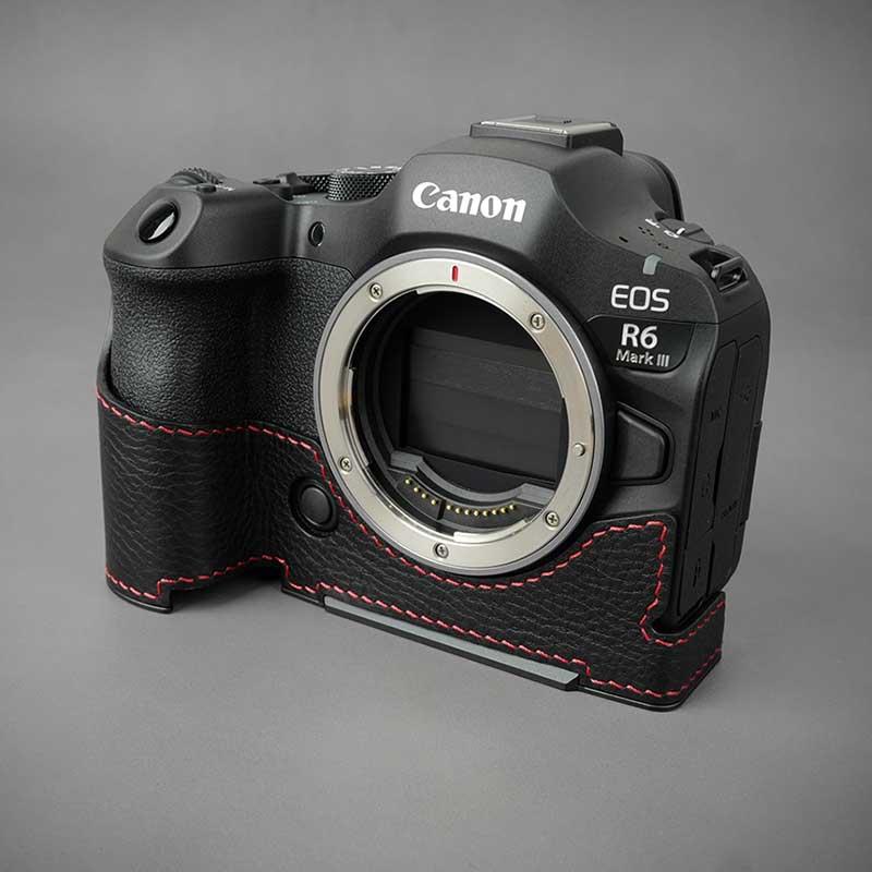 EOS Rシステム Canon R6 Mark III 専用 イタリアンレザー カメラケース