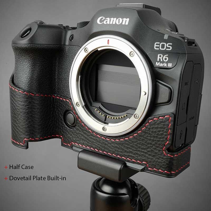 EOS Rシステム Canon R6 Mark III 専用 イタリアンレザー カメラケース