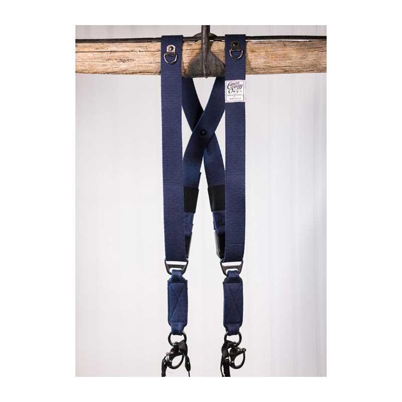 HOLD FAST/ホールドファスト CAMERA SWAGG ダブルストラップ CS03-NV Navy カメラ2台同時携行 カメラストラップ アメリカ製 