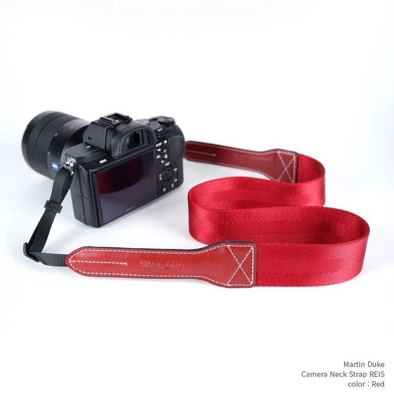 Martin Duke Camera Neck Strap Reis Dn41jr Red レッド おしゃれ カメラネックストラップ カメラストラップ ナイロン イタリアンレザー Dn41jr Nine Select Yahoo 店 通販 Yahoo ショッピング