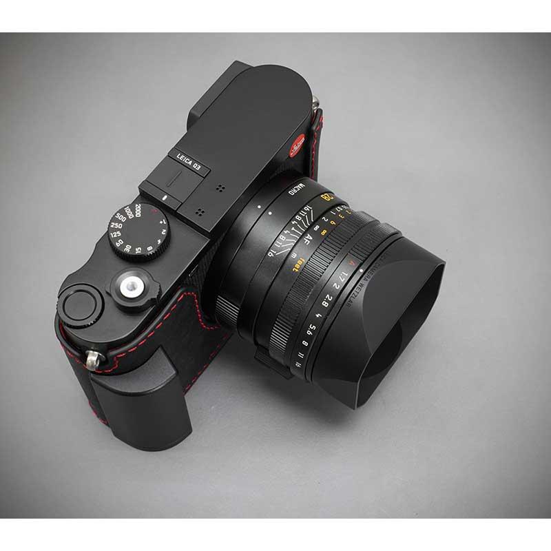 新品 本革 LEICA ライカ Q3用 カメラケース ブラック 楽天市場】Leica Q3 専用 レザー ケース Black ブラック TP Original