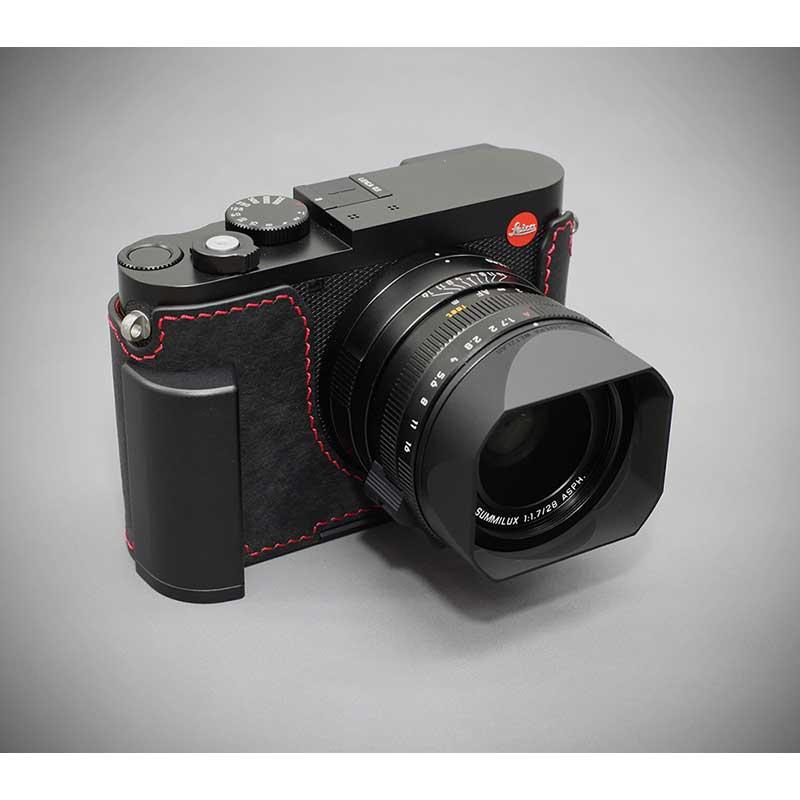 新品 本革 LEICA ライカ Q3 apo43用 カメラケース ブラック ライカ（Leica） Leica Q3 / Q3 43 専用 イタリアンレザー