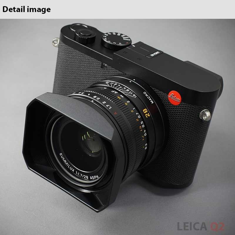 メタルレンズフード LIM'S リムズ Aluminium LENS HOOD for LEICA Q2/Q LH-R49Q1 Black ライカ  Q2/Q用 レンズフード