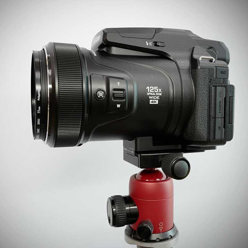 LIM'S Quick Release Camera Tripod Dovetail Plate for Nikon P1000 PL