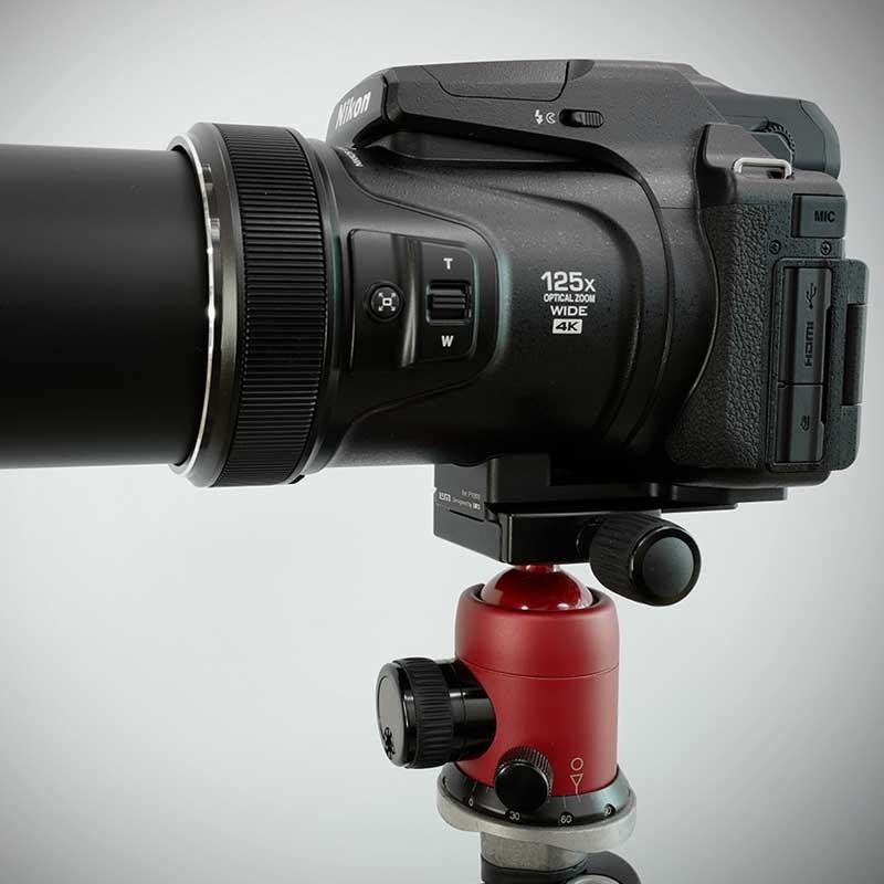 LIM'S Quick Release Camera Tripod Dovetail Plate for Nikon P1000 PL