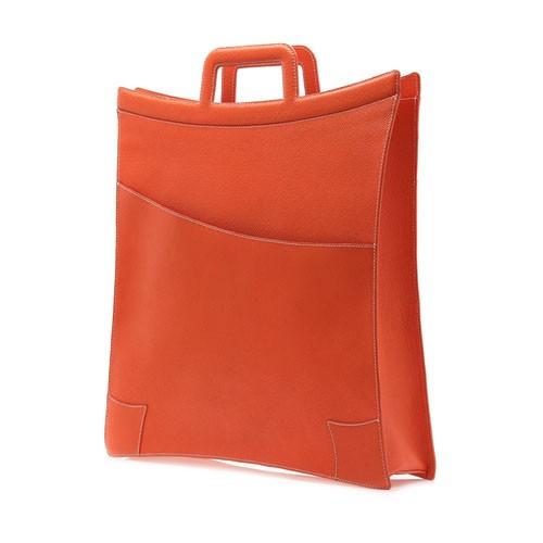 FROM PJ おしゃれ イタリアンレザー トートバッグ Star Bag ST-301 Orange(オレンジ) ファッションバッグ メンズ レディース 男女兼用 かばん 鞄 本革の画像