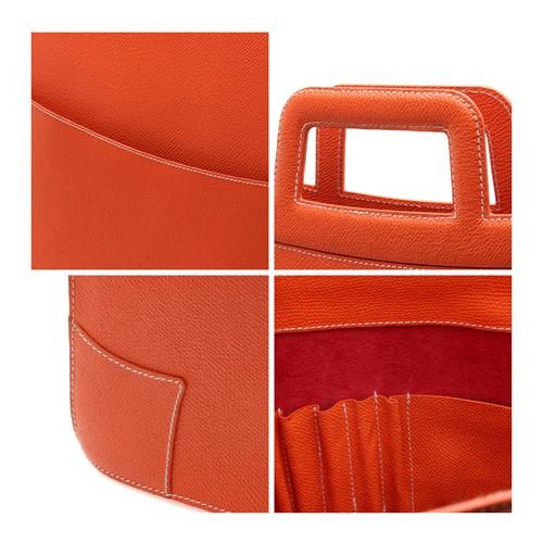 FROM PJ おしゃれ イタリアンレザー トートバッグ Star Bag ST-301 Orange(オレンジ) ファッションバッグ メンズ レディース 男女兼用 かばん 鞄 本革の画像