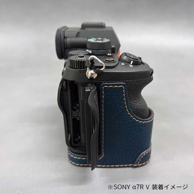 カメラケース Lims リムズ SONY α7R V / α7 IV 用 イタリアンレザー ケース Navy メタルプレート 本革 おしゃれ SY-A7M4DNY LIM'S 日本正規販売店｜nineselect｜14