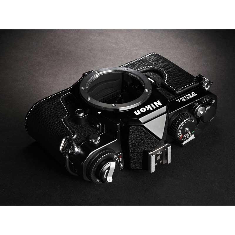 ニコン Nikon FM3A 専用 レザー ケース Black ブラック TP