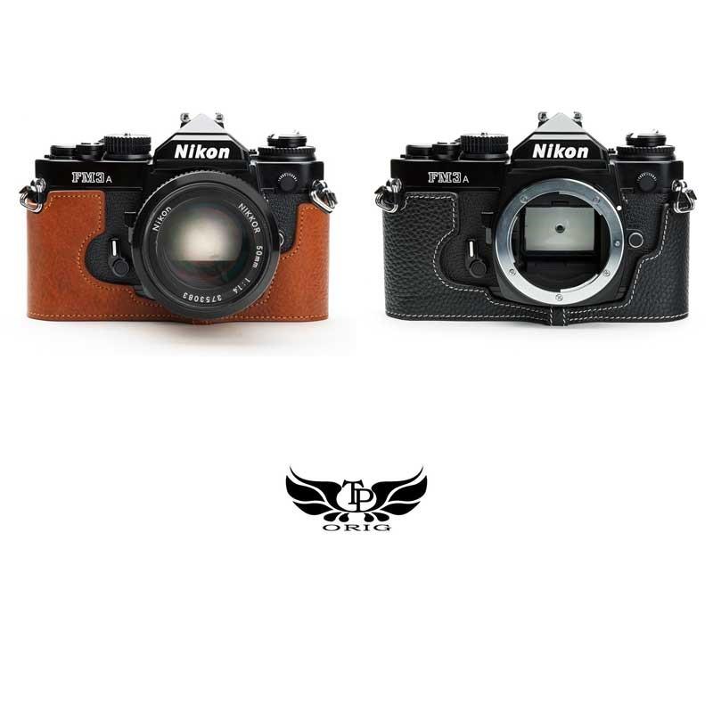 本革カメラケース Nikon ニコン FM3A用  ブラック 楽天市場】Nikon FM3A 専用 レザー ケース Black ブラック TP