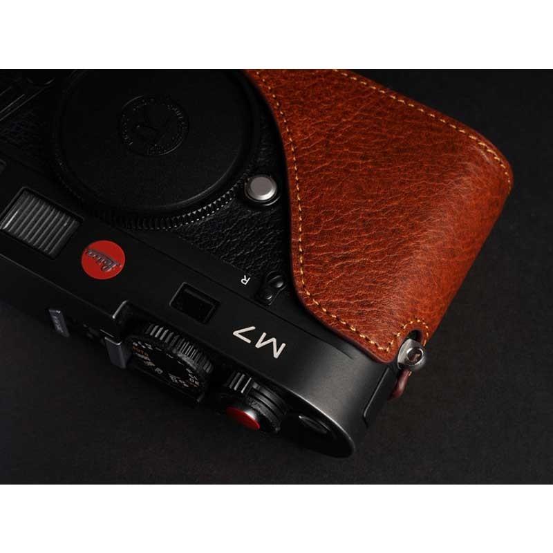 新品 本革カメラケース LEICA ライカ M7 ライカ Leica M7 専用 レザー ケース Volcano TP Original