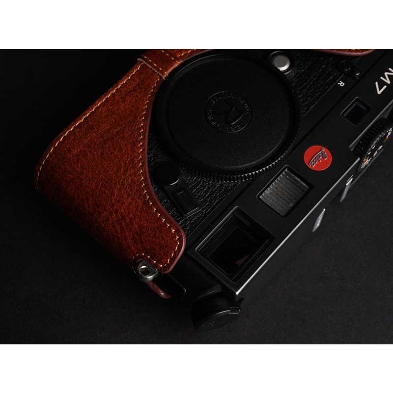 新品 本革カメラケース LEICA ライカ M7 ライカ Leica M7 専用 レザー ケース Volcano TP Original