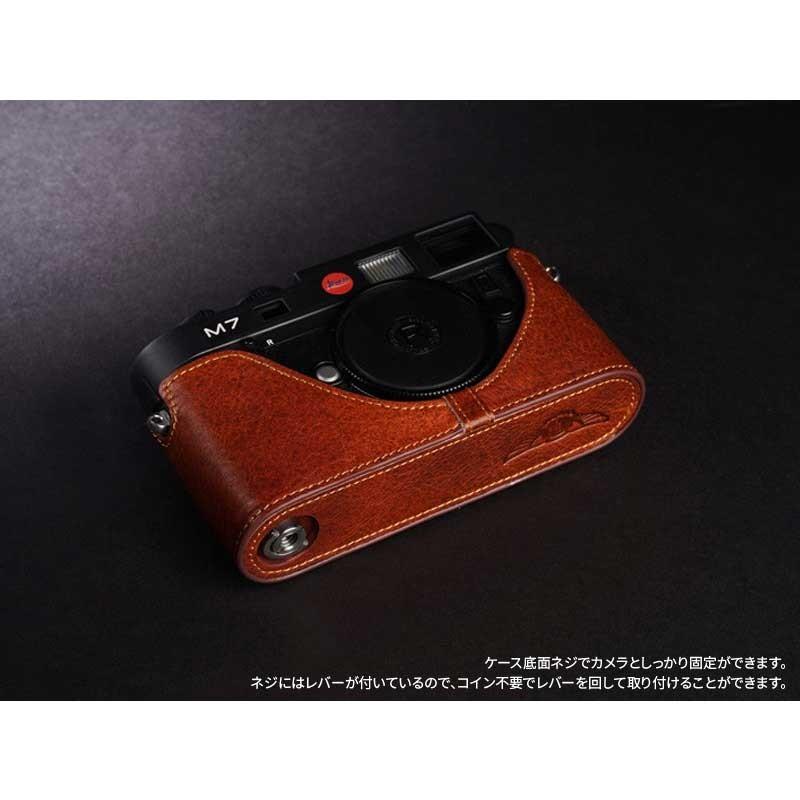 送料無料 新品 本革カメラケース LEICA ライカ M7/M6用 カメラ.ヒラノ Leica ライカ M6/M7 用 ハンドメイド本革カメラ