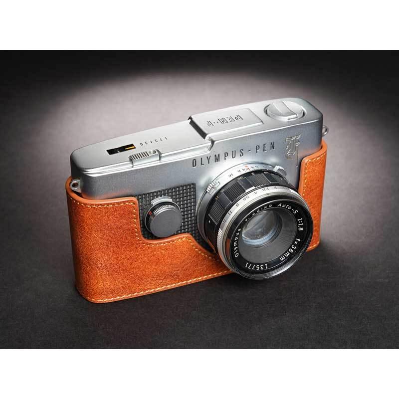 OLYMPUS PEN TP Original PEN-F(Film) 専用 レザー カメラケース