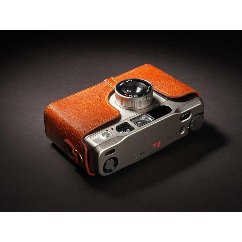 TP Original Contax T2 専用 レザー カメラケース Volcano ボルケーノ