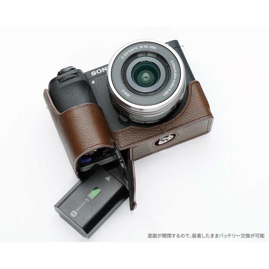 新品 本革 SONY ソニー a6700用 本革カメラケース 楽天市場】SONY α6700 専用 レザー ケース Black ブラック TP