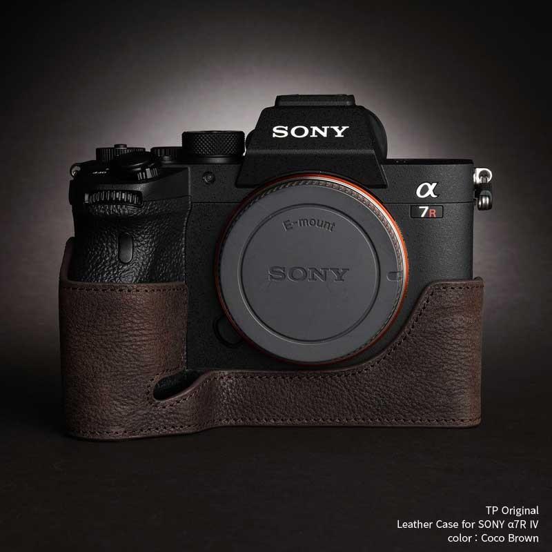 TP Original SONY α7R IV / α9II 専用 レザー カメラケース Coco Brown ココ ブラウン A7R4 α7R4 A9II TB06A74-CO｜nineselect