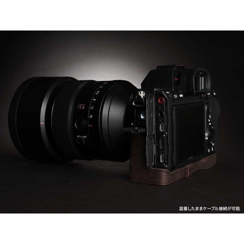 TP Original SONY α7R IV / α9II 専用 レザー カメラケース Coco Brown ココ ブラウン A7R4 α7R4 A9II TB06A74-CO｜nineselect｜06