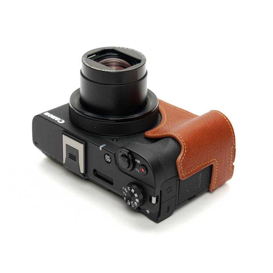Canon フィルムカメラ レザーケース付き PowerShot Canon V1 専用 レザー ケース Volcano ボルケーノ TP