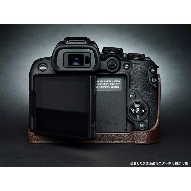 EOS Rシステム Canon R10 専用 レザー ケース Coco Brown ココ