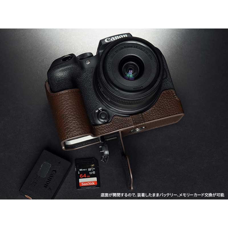 EOS Rシステム Canon R10 専用 レザー ケース Coco Brown ココ