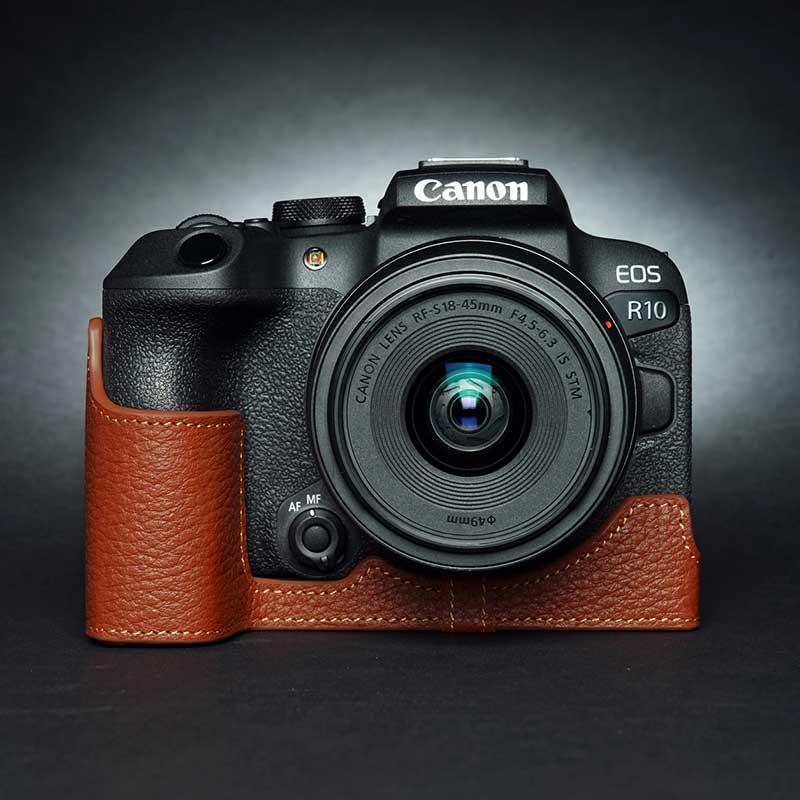 EOS Rシステム Canon R10 専用 レザー ケース Volcano