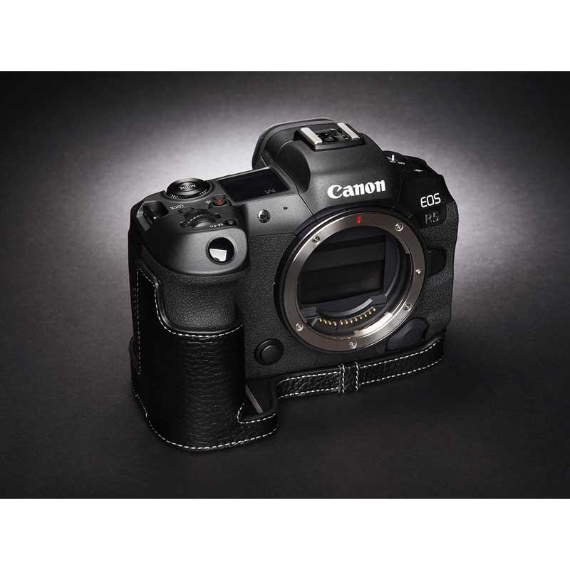 EOS TP Original Canon R5 専用 レザー カメラケース Black ブラック