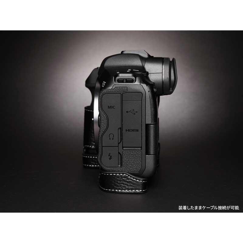 EOS TP Original Canon R5 専用 レザー カメラケース Black ブラック