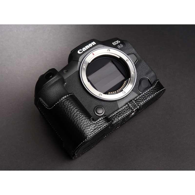 EOS TP Original Canon R5 専用 レザー カメラケース Black ブラック