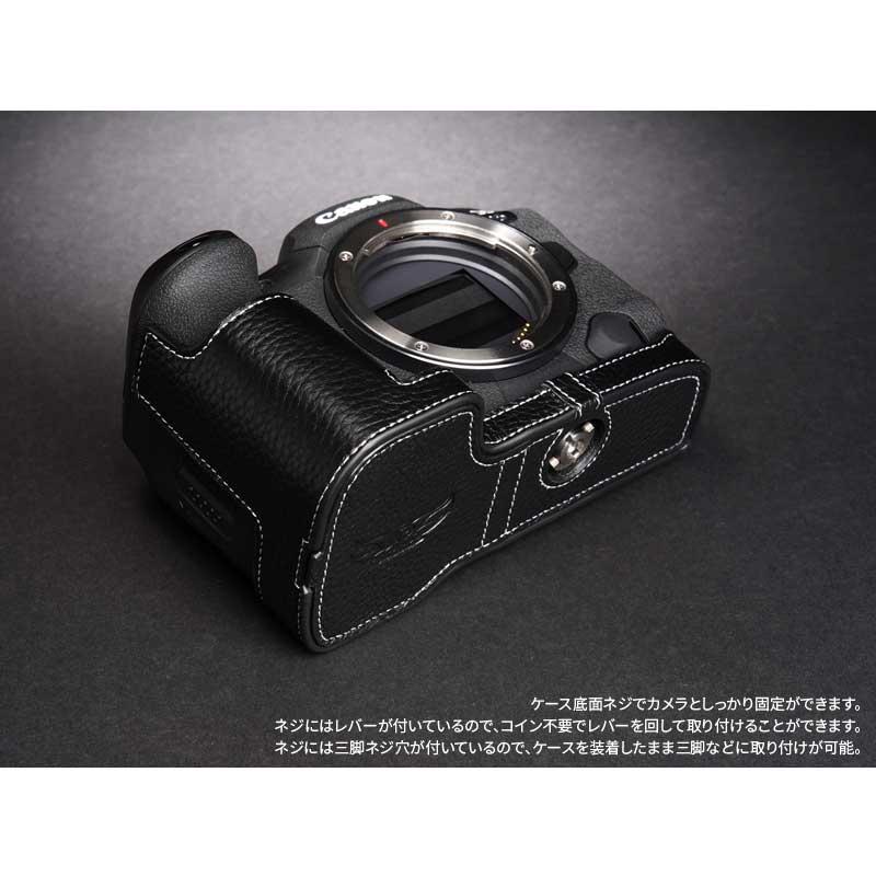 EOS TP Original Canon R5 専用 レザー カメラケース Black ブラック