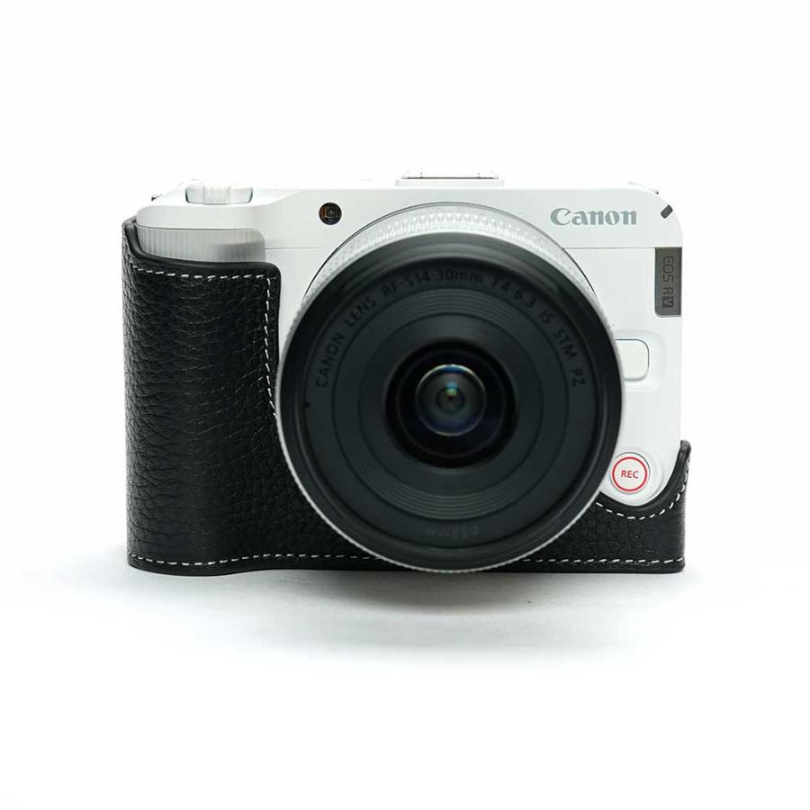 専用ページR50 EOS Rシステム Canon R50 V 専用 レザー ケース Black ブラック TP